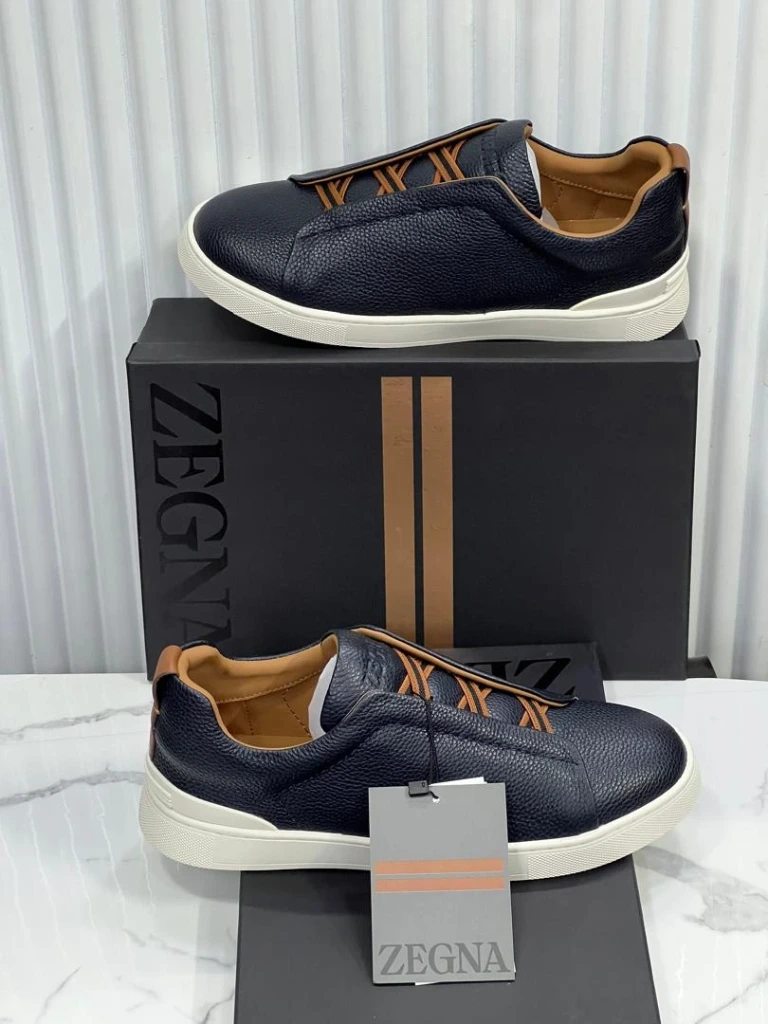 tenis en cuir