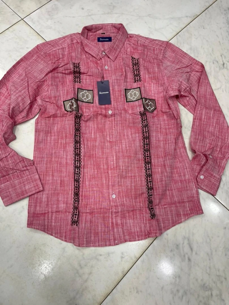 Chemise rose