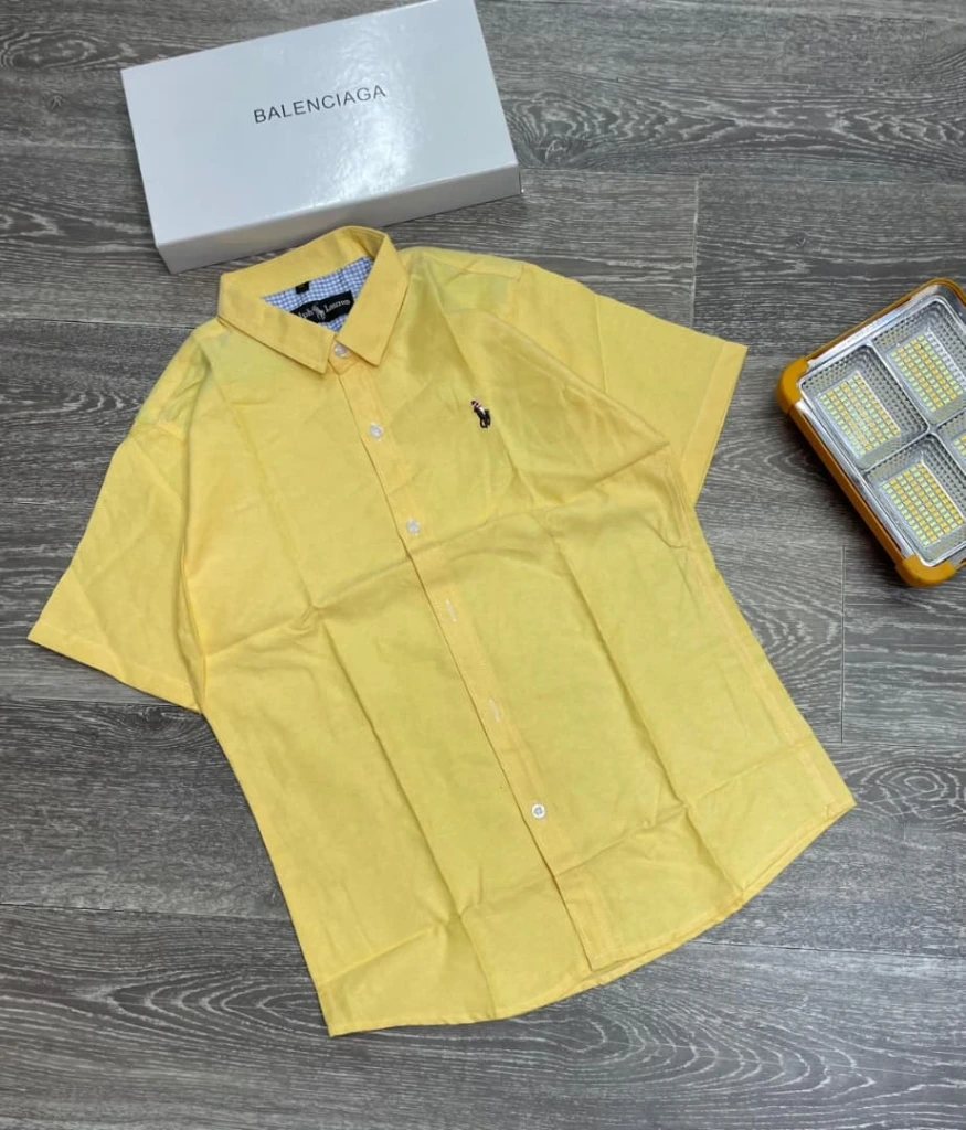 Chemisete polo jaune