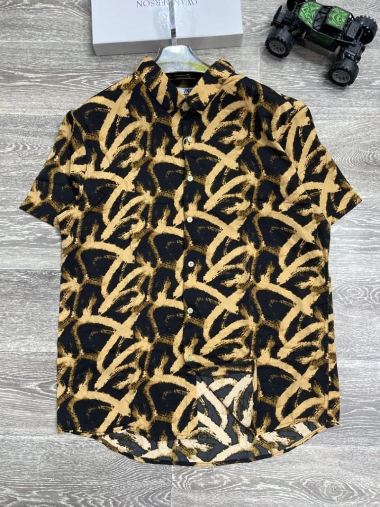 Chemise awayene yellow black